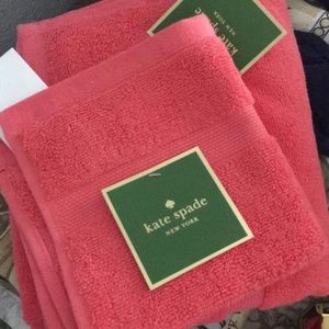 “Kate Spade” wash cloth and hand towel